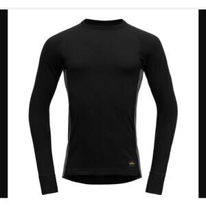 New NWT Devold Black Wool Underwear Base Layer Size Large Fire‎ Resistant